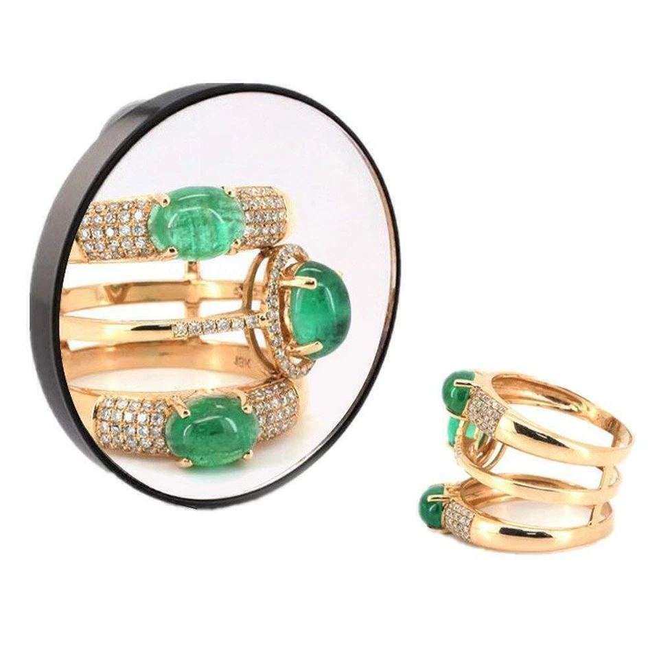 5x/10x/15X Magnifying Make Up Mirror Handheld Eyebrow Tweezing Eye Makeup Pocket - Image 3 of 4