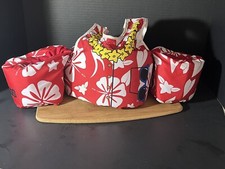 Body Glove Paddle Pal Learn-to-Swim Life Jacket 33-55 Lbs Hawaiian Shirt  