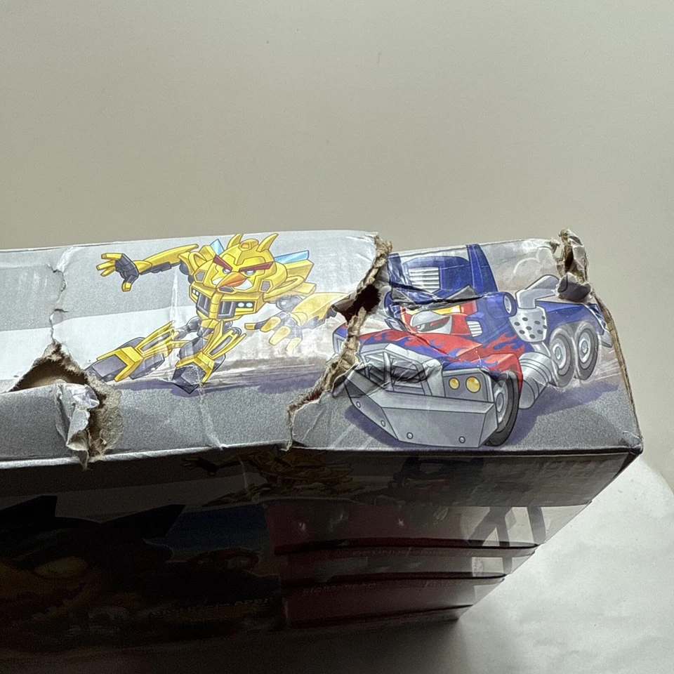 *DMG Box* Angry Birds Transformers Jenga Optimus Prime Attack Game Galvatron #K - Image 4 of 4