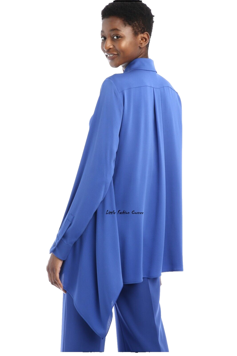 Sportmax by MAX MARA✨ Asymmetrical SILK blouse Usa 4_ It38_ De34_