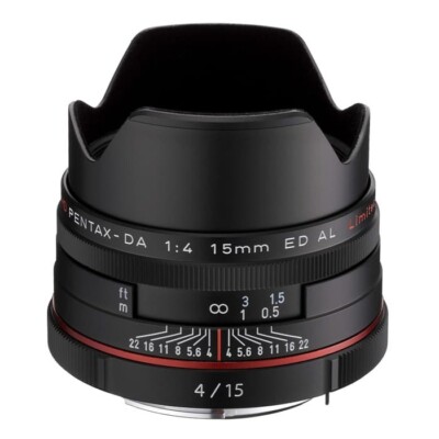 HD PENTAX-DA 15mm F4 ED AL Limited Black New in Box from HD PENTAX-DA 15mm F4 ED AL Limited Black New in Box from