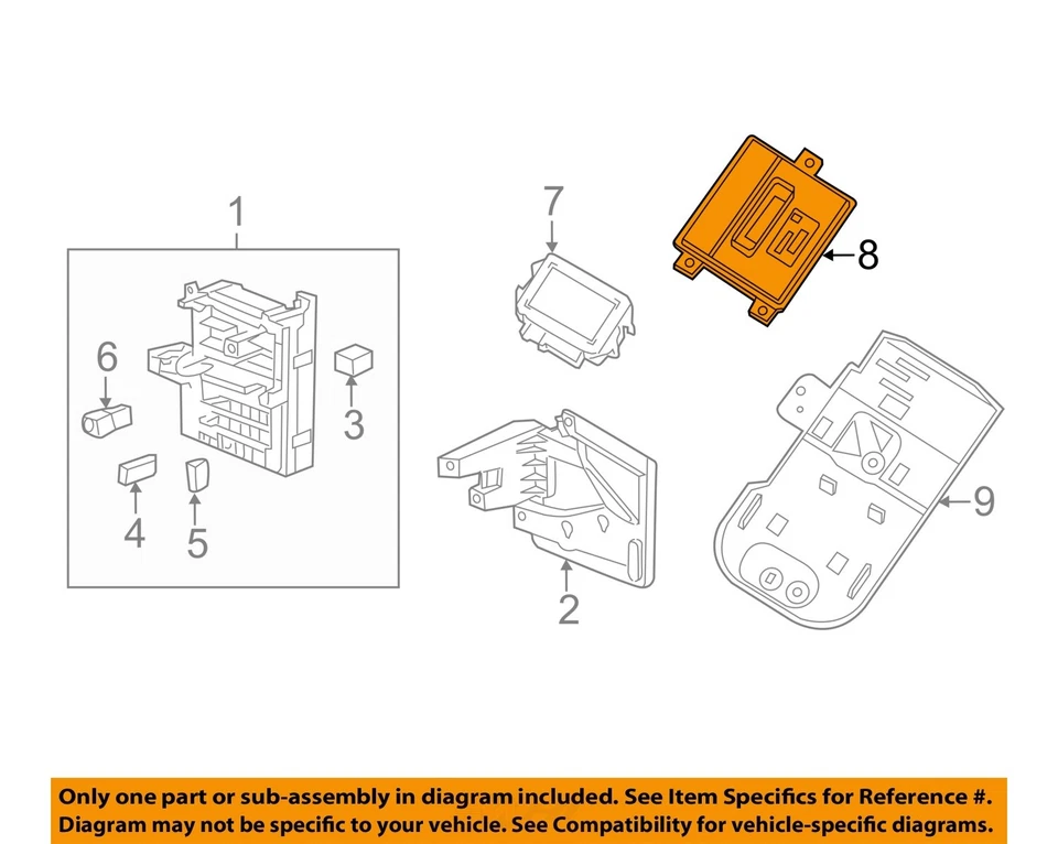 Used Fuel Pump Control Module fits: 2011 Gmc Yukon Fuel Pump Grade A - Image 3 of 4
