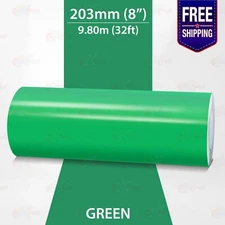GREEN 8" PIN STRIPE Car Model Motorcycle Decal Line TAPE Vinyl Sticker 203mm