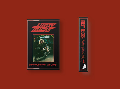 DIRTY TRICKS   Bright Lights, Big City (LIM.100 TAPE*US METAL*WASP*ACCEPT*SAXON)