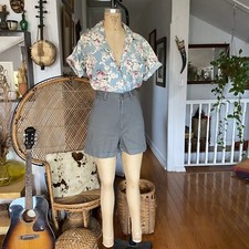 vintage high waisted jean shorts