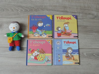 Lot De 2 Peluches T'choupi - Occasion En Très Bon état