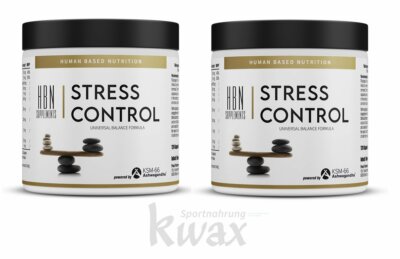 (EUR 258,84/kg) 2er-Pack - HBN - Stress Control - 2 x 120 Kapseln