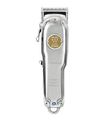Wahl Professional 3000112 Metal Edition Cordless Senior Clipper, Silver