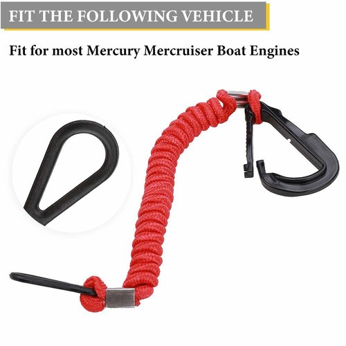 Boat Kill Switch Safety Lanyard 8M0092849 for Mercury Mercruiser Outboard Motor - Picture 4 of 19