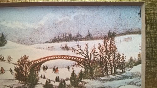 Currier & Ives Central Park In Winter NY American Fine Art Print Christmas Card - Picture 18 of 24