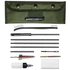 MaximalPower Gun Cleaning Kit Travel Pouch for Pistol 5.56mm .223 22LR .22 Cal