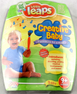 Leap Frog Baby Little Leaps Creative Baby Art And Music Game 9+ Months New 