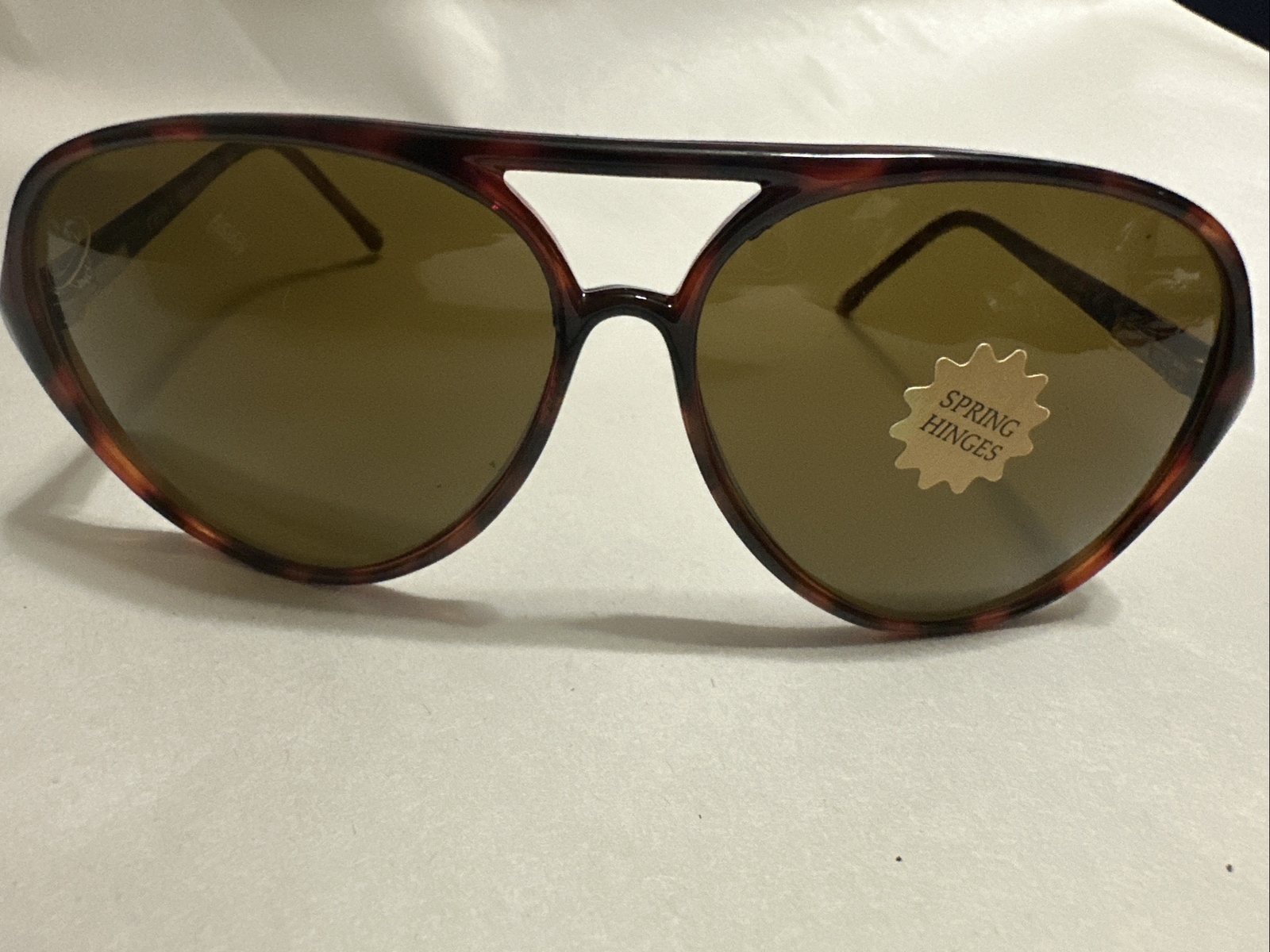 Aviator Sunglasses Brown Lens Designer-image