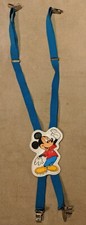 Mickey Mouse Suspenders Walt Disney Company Adjustable Straps 80s