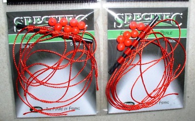 Posenstopper - Doppelpack Fadenstopper mit Stopperperlen, 2 Größen, Pose, Float