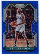 Bismack Biyombo 2020-21 Panini Prizm Tmall Blue Wave SP #65 Charlotte Hornets