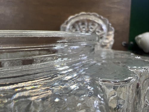 Pair Geometric Bubble Glass Flush Mount or Scones Mid Century MCM 9.75” - Picture 7 of 15