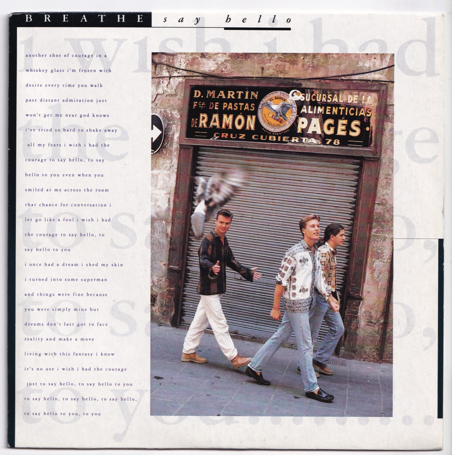 (Q975) Breathe, Say Hello - 1990 - 7"" vinyl