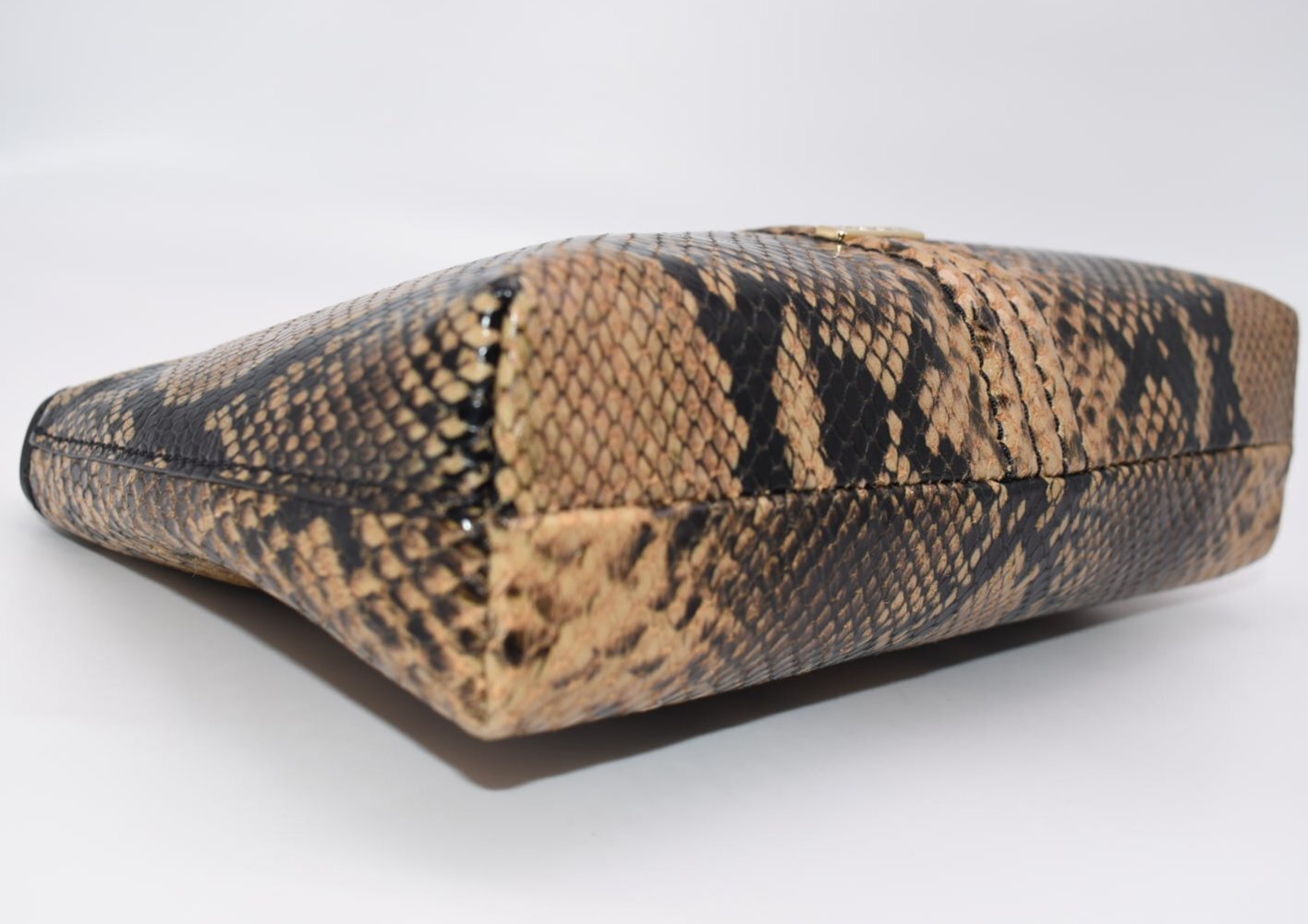 Brahmin Lorelei Python Embossed Leather in "Coffe… - image 12