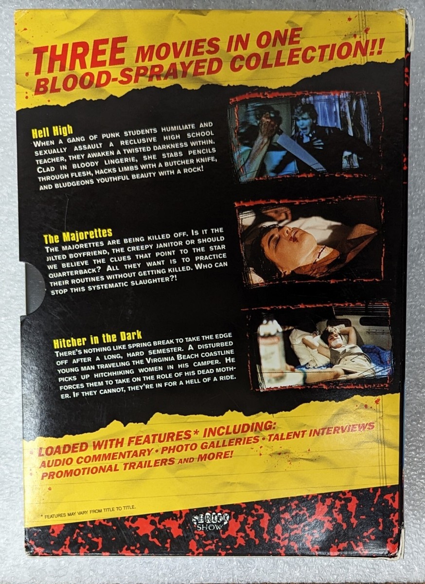 High School Horrors Triple Feature (3 DVD BOX SET) Horror/Rare | eBay