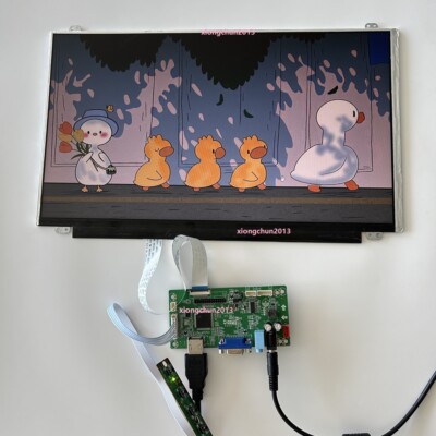 Kit for 15.6'' IPS 1920X1080 EDP screen monitor With VGA HDMI Controller board