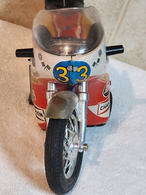 Vintage T.P.S Japan Tin Litho World Grand Prix Honda