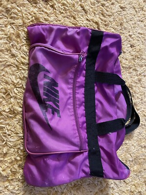 Vintage 80's 90's Nike Gym Duffle Bag Purple | eBay