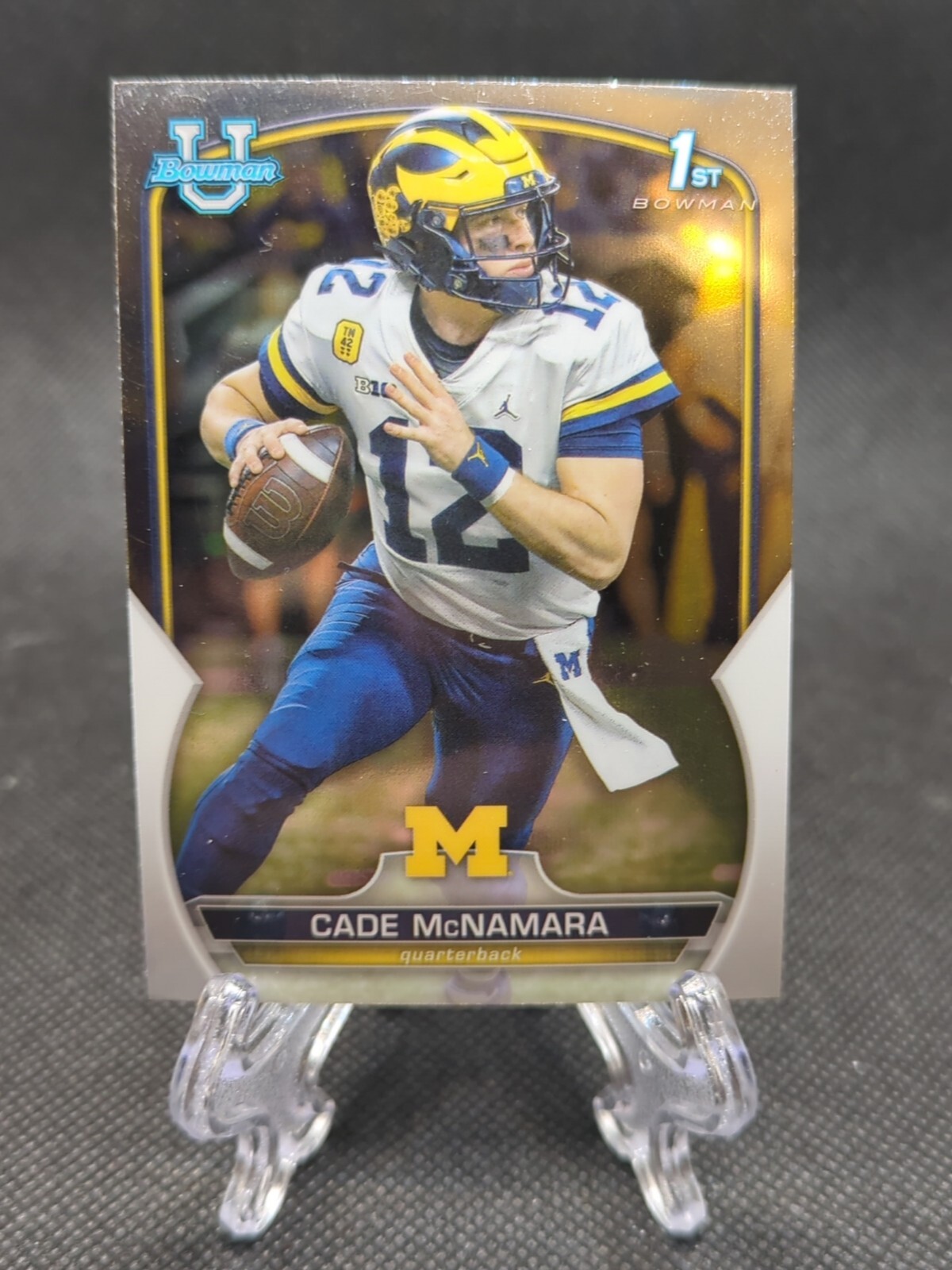 2022 Bowman Chrome University #99 Cade McNamara Rookie RC Base 1st Michigan