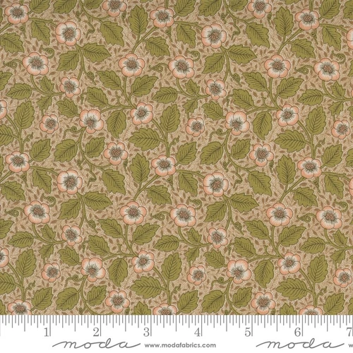 Morris Manor Antipodes Florals Porcelain by Howard Marcus for Moda 1/2 Yard