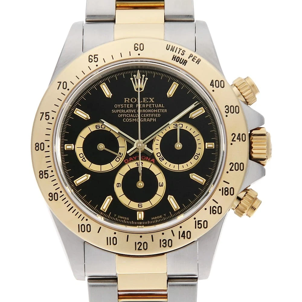 Zenith — ROLEX Cosmograph Daytona 16523 black U Number second hand mens