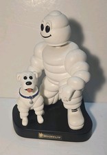 Vintage Michelin Man Figure With Dog Bobble Head (Tote D)