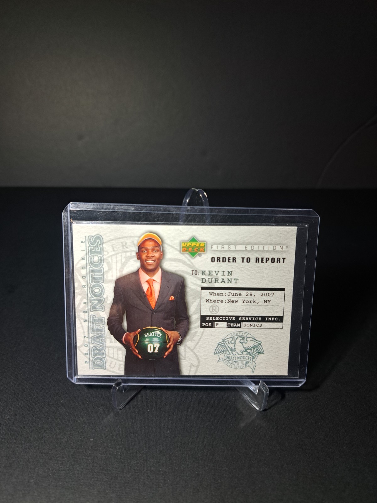 2007-08 Upper Deck First Edition - Draft Notices Kevin Durant #DN2 (RC)