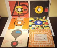 LOTTO MISTO DI DISCHI IN VINILE 45/33 GIRI N°24 PEZZI 