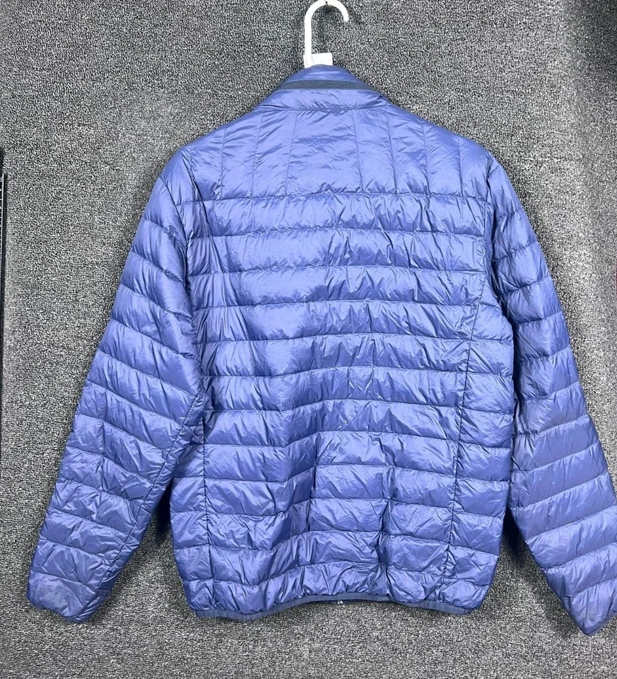 Hawke & Co Puffer Jacket Light Weight Outdoors Mens S Navy Blue Full Zip *READ  - Image 2 of 4