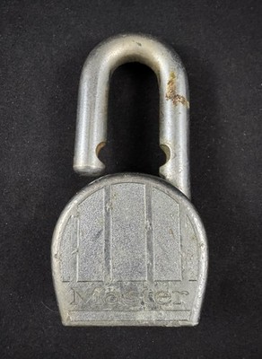 Vintage Master Lock Company No. 220 Case Hard Padlock - Made in USA