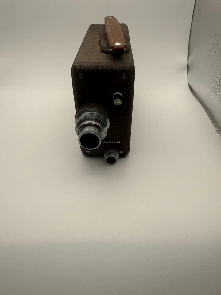 Cámara de película Bell & Howell Filmo vintage carga automática 16 mm modelo 70 limpia Foto 3 de 4