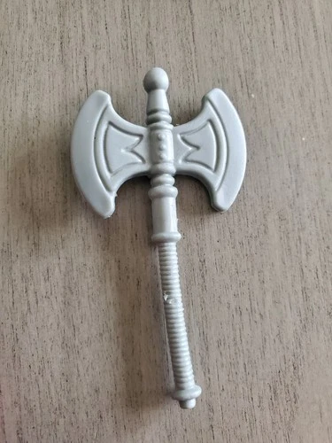 1980's HE-MAN Vintage MOTU FIGURE BATTLE AXE Weapon ACCESSORY Taiwan b7