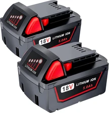 5.0Ah Replacement Battery for Milwaukee 18V Battery Compatible with Milwaukee M1