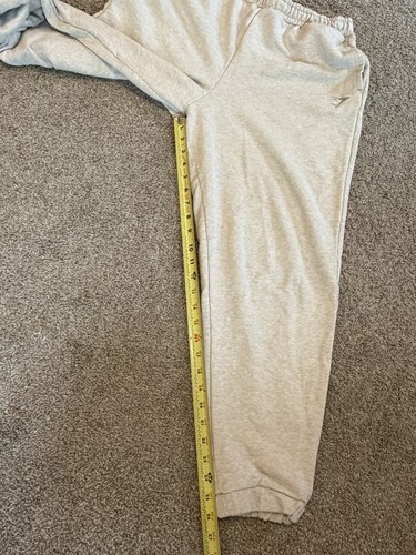 Gymshark Men’s Medium Jogger Sweatpants Beige  - Picture 7 of 10