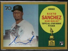 Sixto Sanchez 2021 Topps All-Star Rookie Cup Autograph Auto Gold /50 Marlins