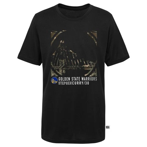 T-Shirt NBA Golden State Warriors Stephen Curry Graphique Camo Basketball