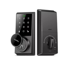 Keyless Entry Smart Door Lock 50Codes Keypad Deadbolt Lock Anti-Peeping Password