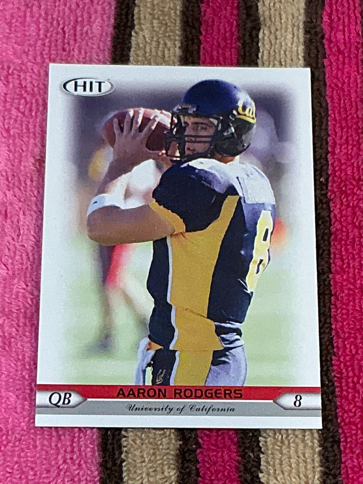 Aaron Rodgers SA-GE Hit #8 Base