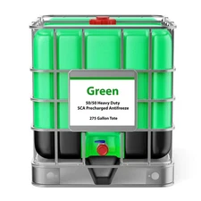 Green 50/50 Heavy Duty SCA Precharged Antifreeze - 275 Gallon Tote