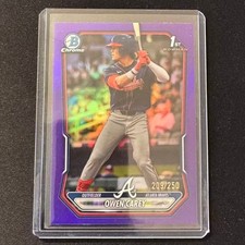 🔌IU 2026 BOWMAN CHROME PURPLE 1ST OWEN CAREY /250