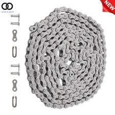 #41 Roller Chain - 10 Feet + 2 Connecting Links 1/2 in Chain Pitch Carbon Steel
