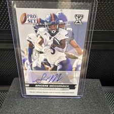 Leaf 2022 Pro Set Draft Sincere McCormick Rookie Autograph #PSA-SM2 Football