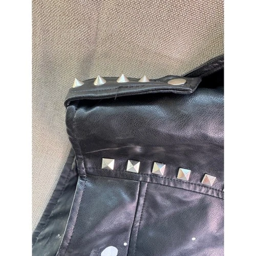 Marvel Spider-Man Across The Spider-Verse Spider-Punk Faux Leather Vest Mens MD image 11