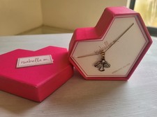ISABELLA M Sterling Silver Angel Necklace bling faith pendant chain heart box