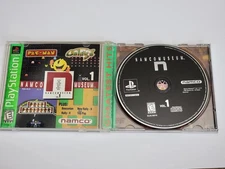 Namco Museum Volume 1 Complete (Sony PlayStation PS1, 1995) Game, Case, Manual